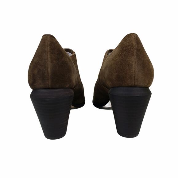 Splendid Hertha Block Heel Suede Booties Sable Brown Women's Size 8 NEW - Picture 7 of 13